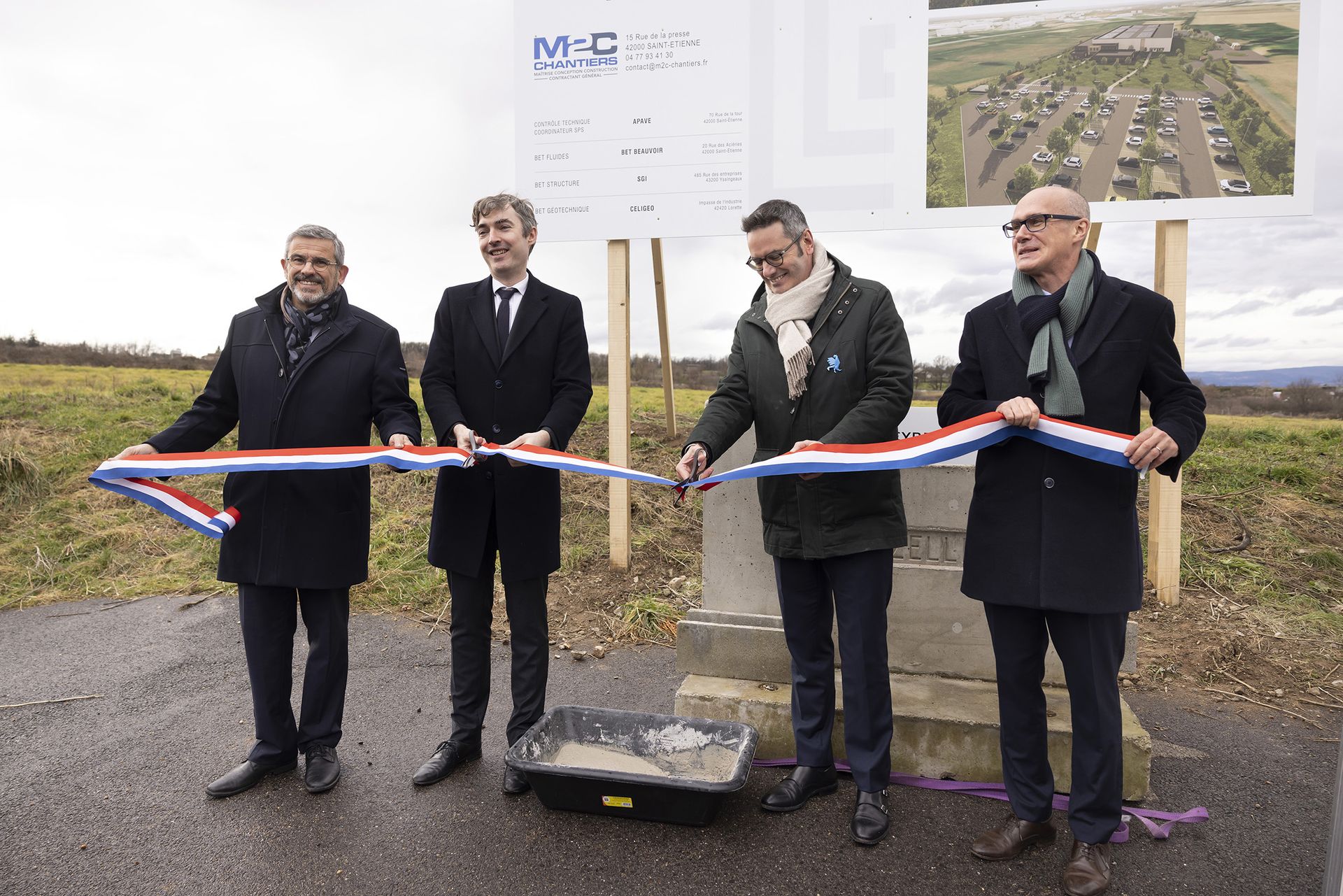 MAISON NEYRET lays the foundation stone for its future DIGITRACE industrial building