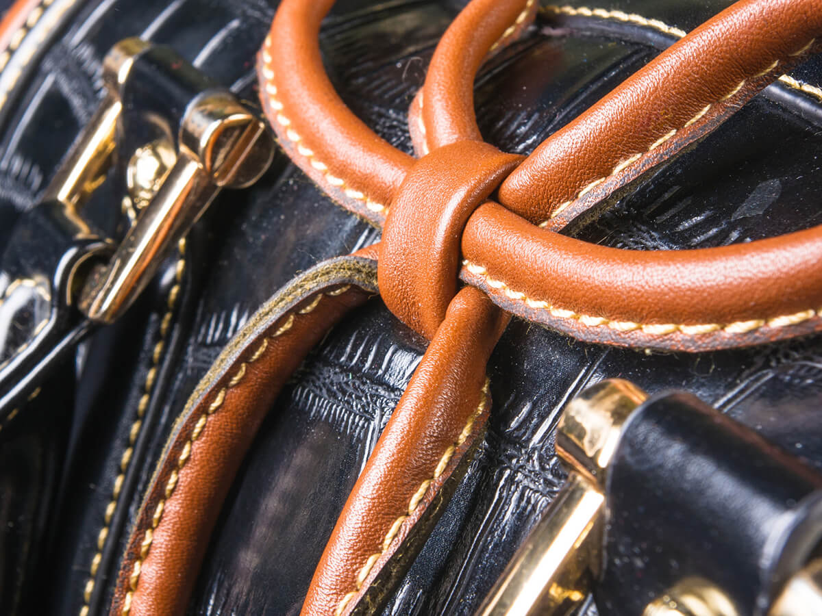 Metal and satin layering