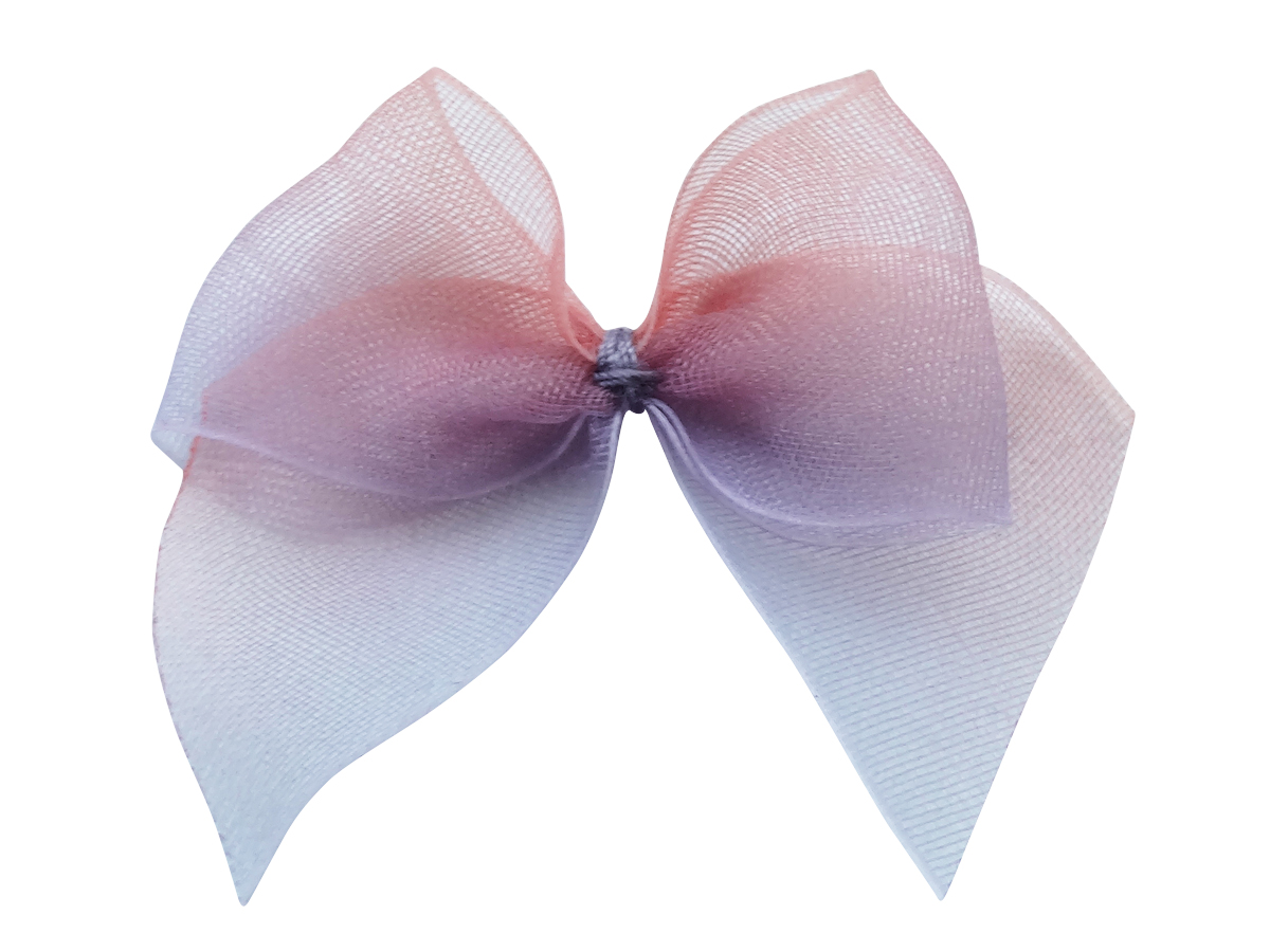 Satin and mesh bow