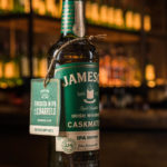 étiquette façon sous bock imprimée et embossée, finition or, marquage à chaud, Jameson, Irish Distillers